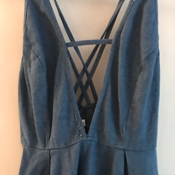 Flowy Denim Dress - Picture 2 of 3